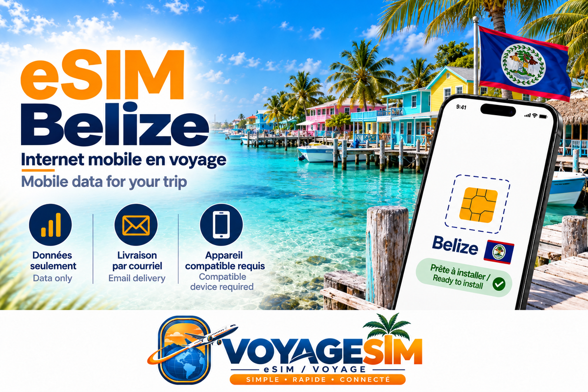 eSIM Belize — VoyageSIM / Belize eSIM