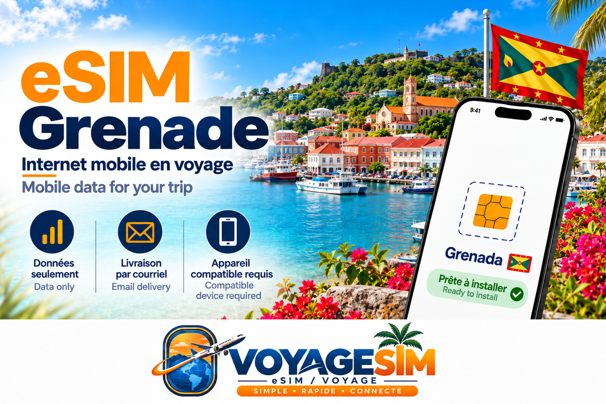 eSIM Grenade — VoyageSIM / Grenada eSIM