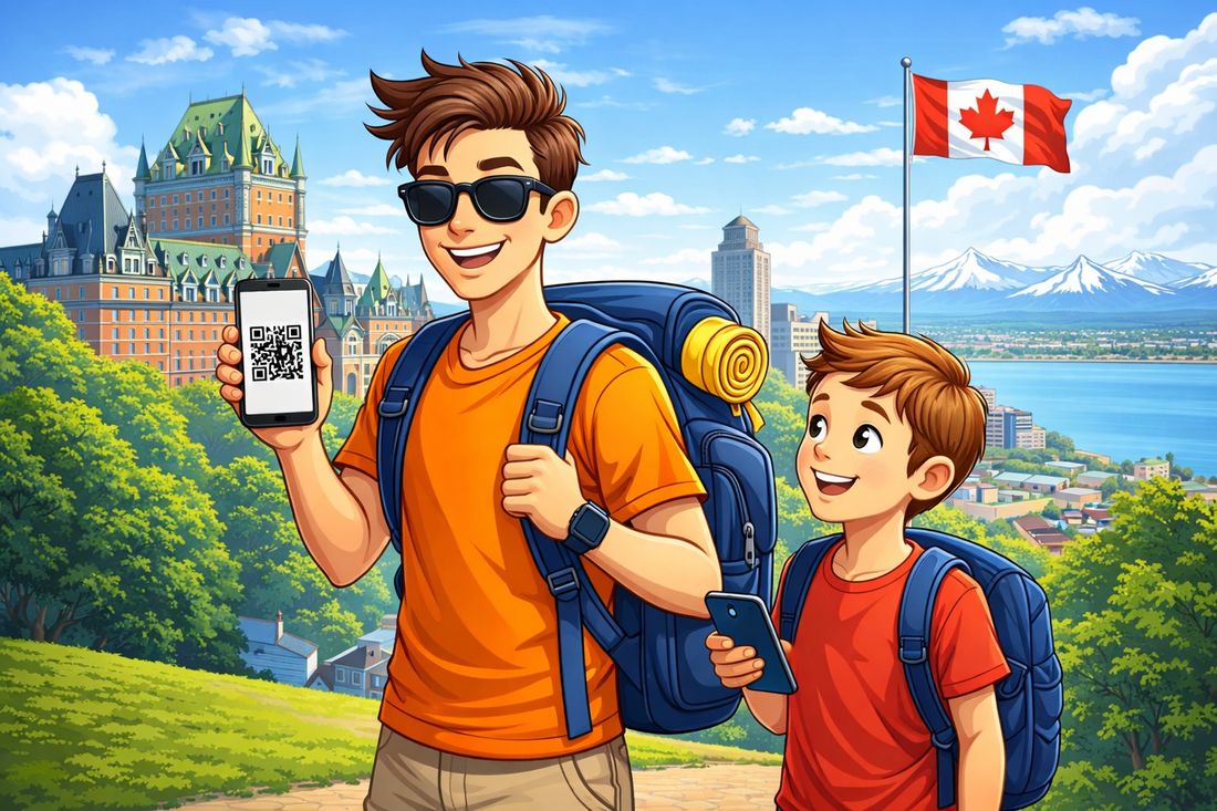 eSIM Québec : internet mobile simple, abordable et pratique — même pour les enfants
