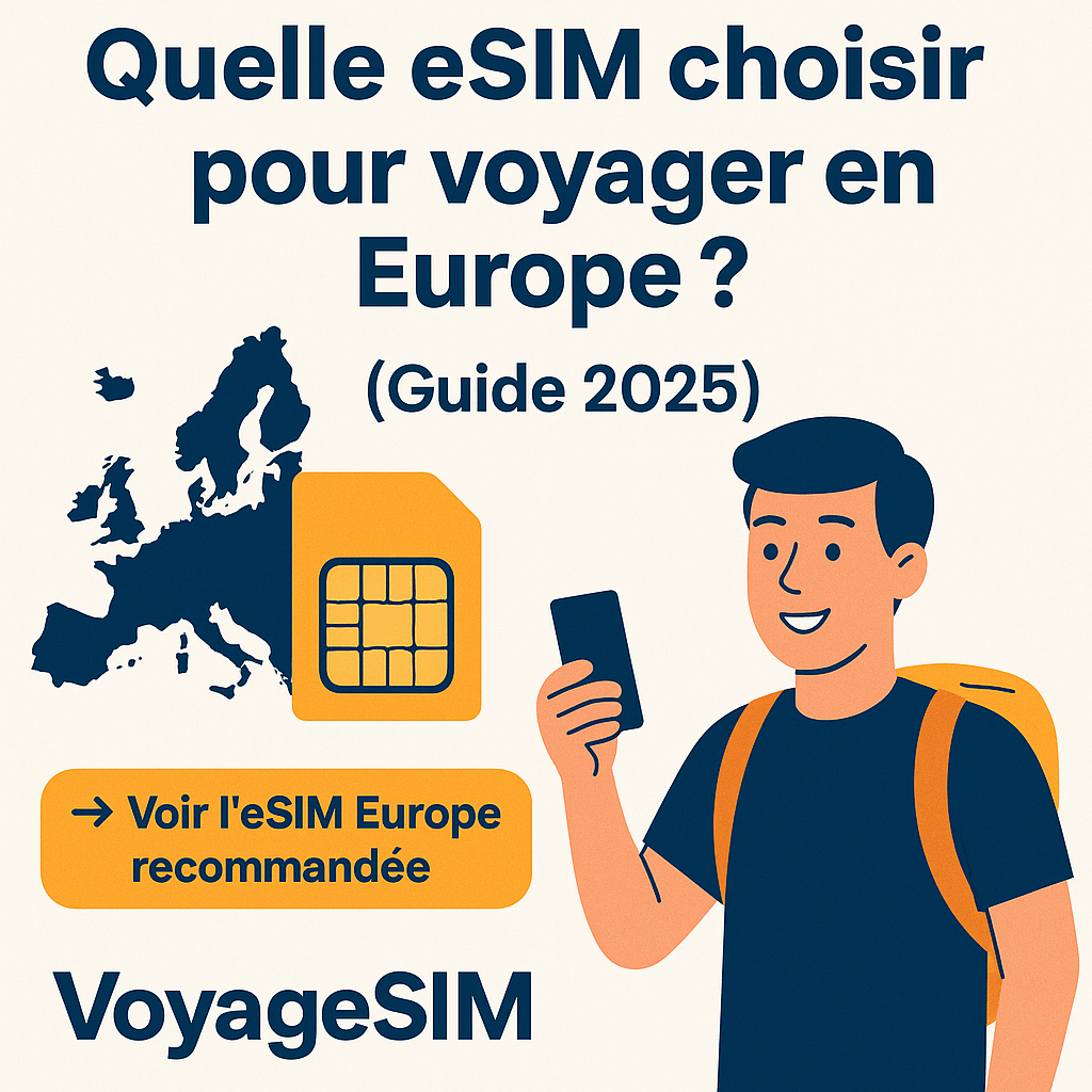 Quelle eSIM choisir pour voyager en Europe ? (Guide 2025) | VoyageSIM