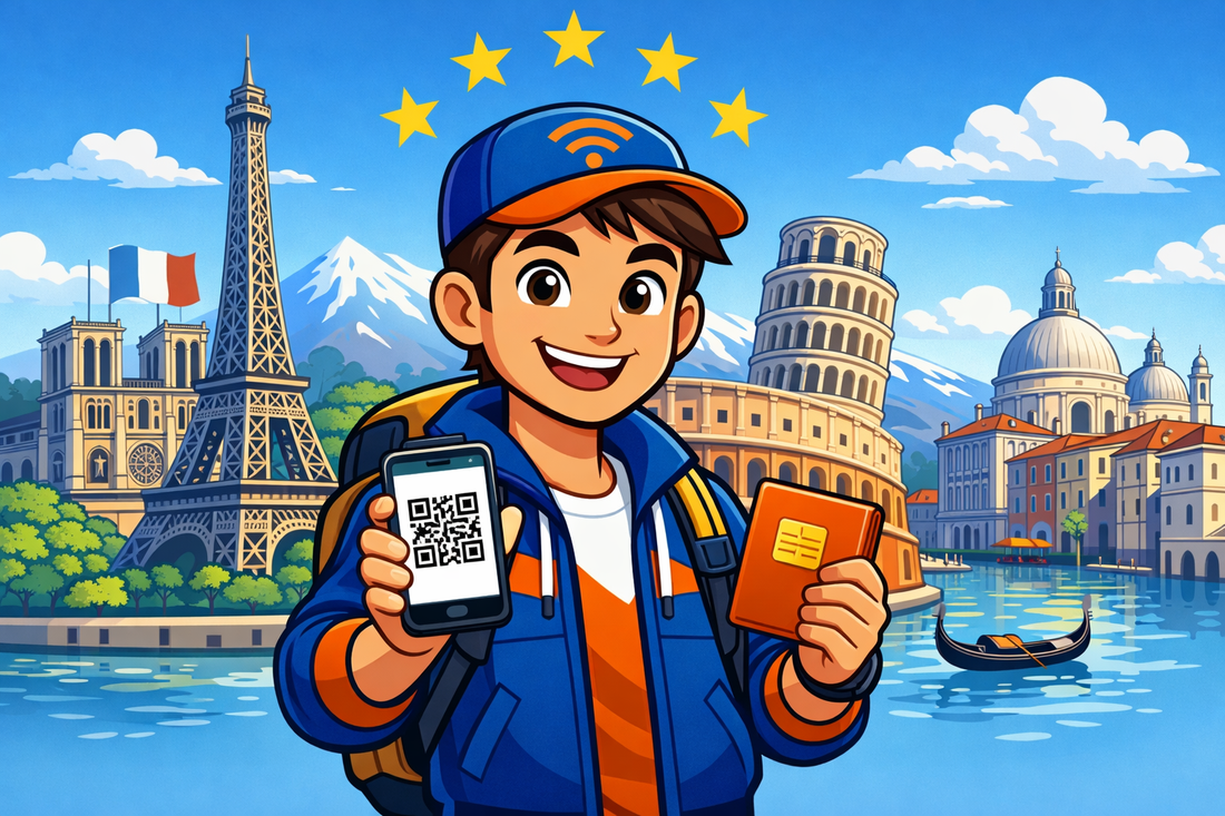 eSIM Europe : la meilleure solution pour avoir Internet en voyage