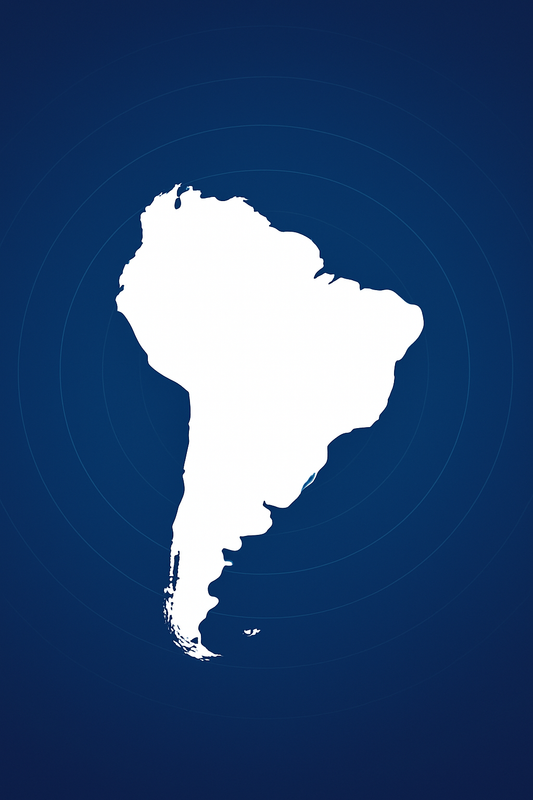 Amérique du Sud (15+ régions)