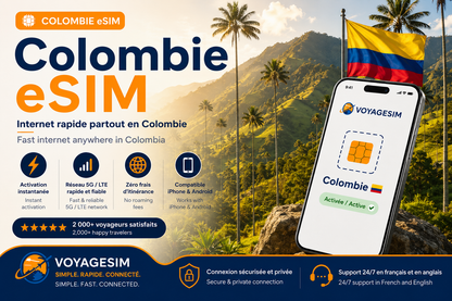 eSIM Colombia – Fast & Reliable Mobile Data