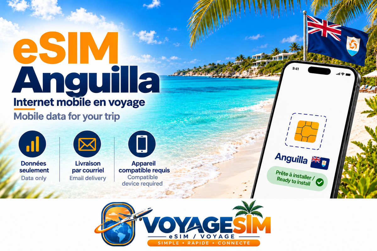 eSIM Anguilla — VoyageSIM / Anguilla eSIM