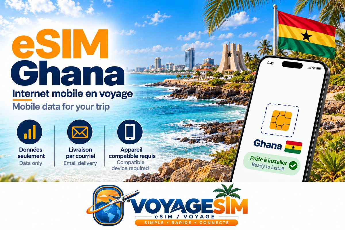 eSIM Ghana — VoyageSIM / Ghana eSIM