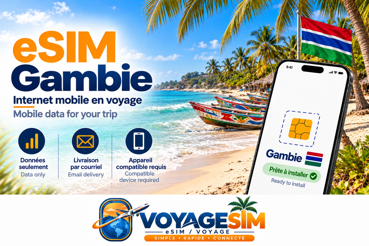 eSIM Gambie — VoyageSIM / Gambia eSIM