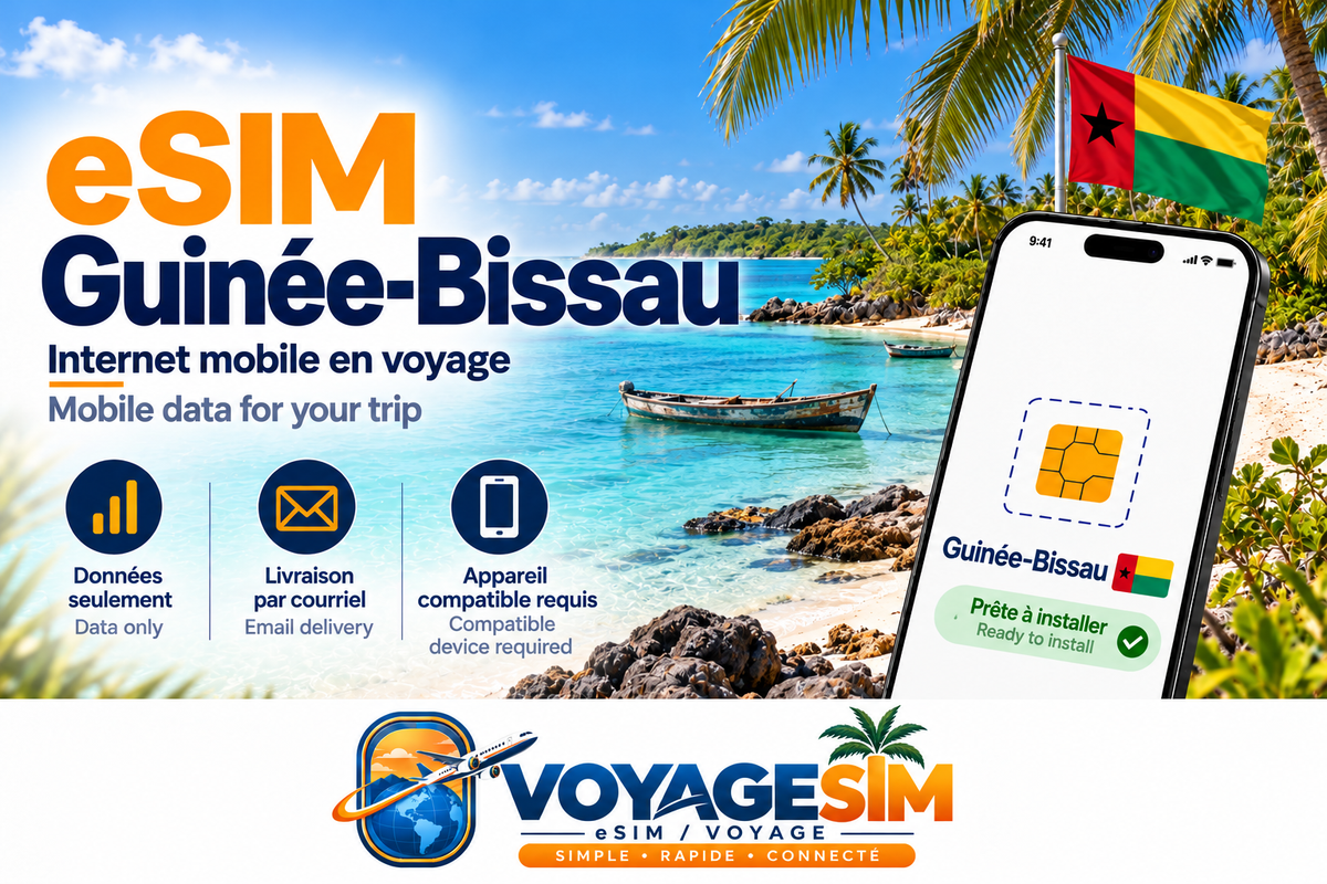 eSIM Guinée-Bissau — VoyageSIM / Guinea-Bissau eSIM