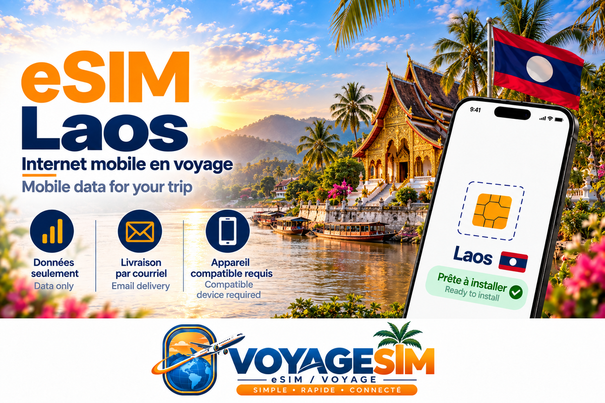 eSIM Laos — VoyageSIM / Laos eSIM