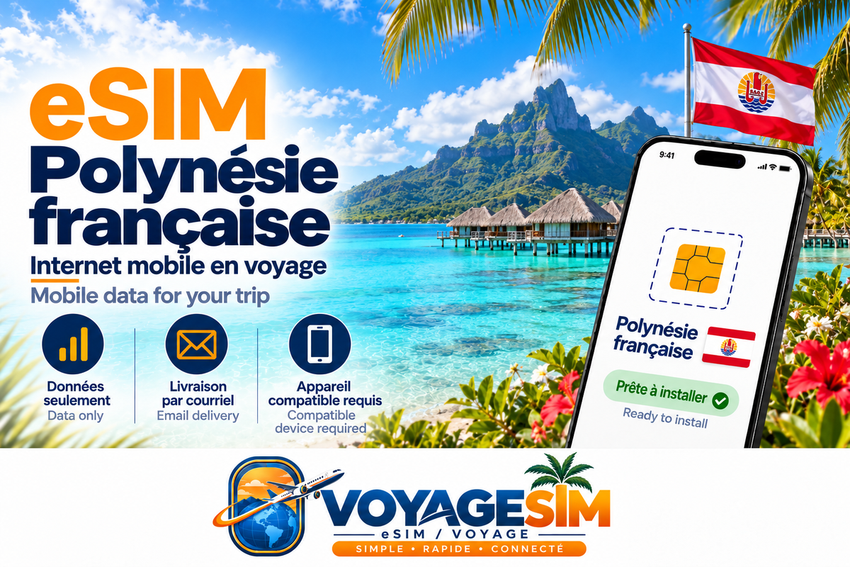 eSIM Polynésie française — VoyageSIM / French Polynesia eSIM