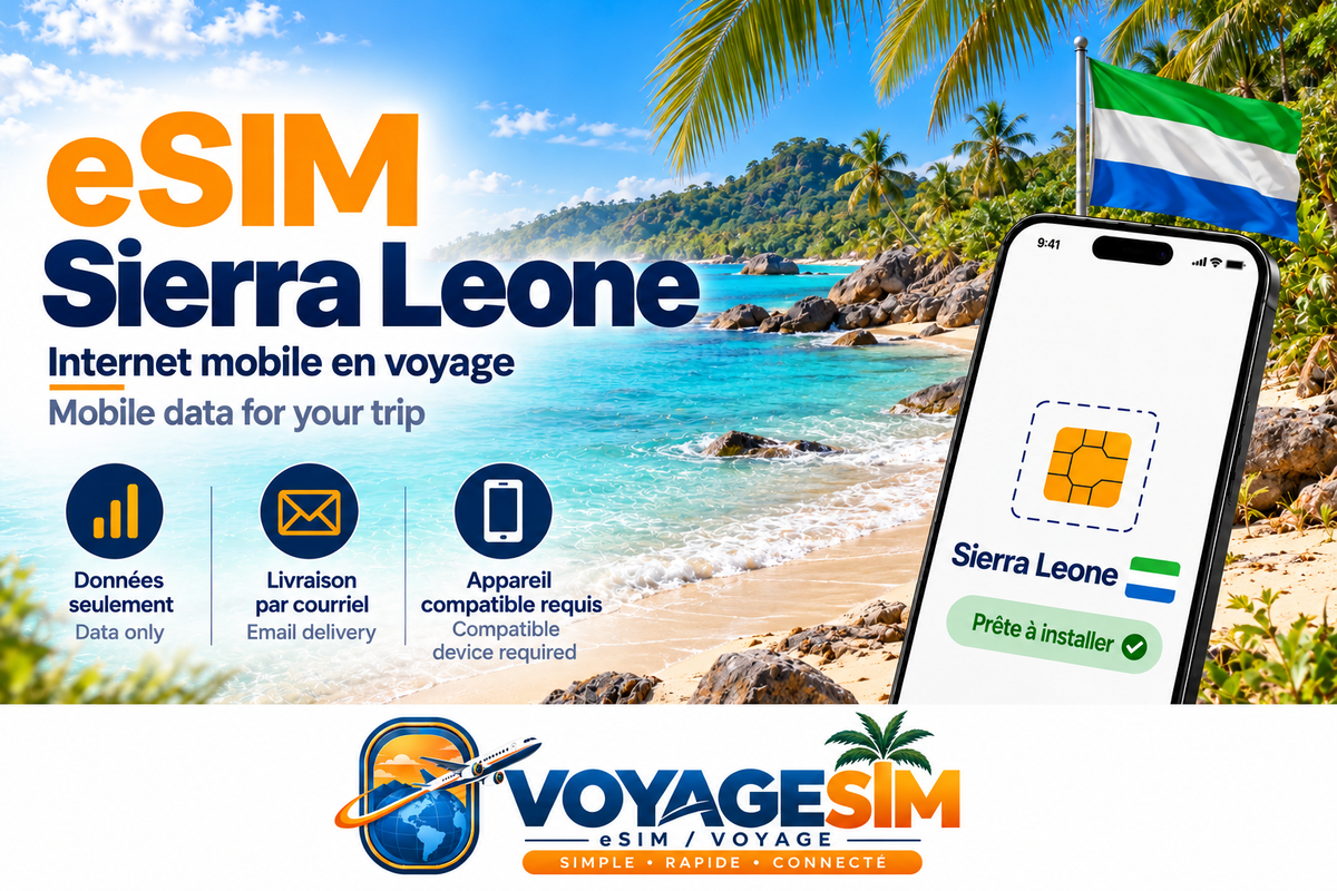 eSIM Sierra Leone — VoyageSIM / Sierra Leone eSIM