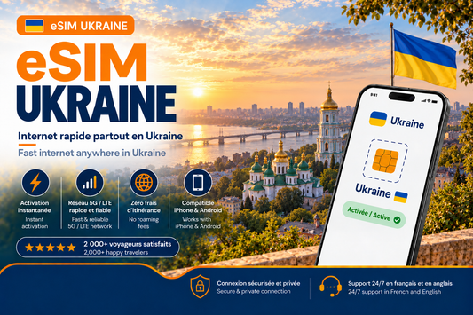 eSIM Ukraine – Internet mobile de voyage